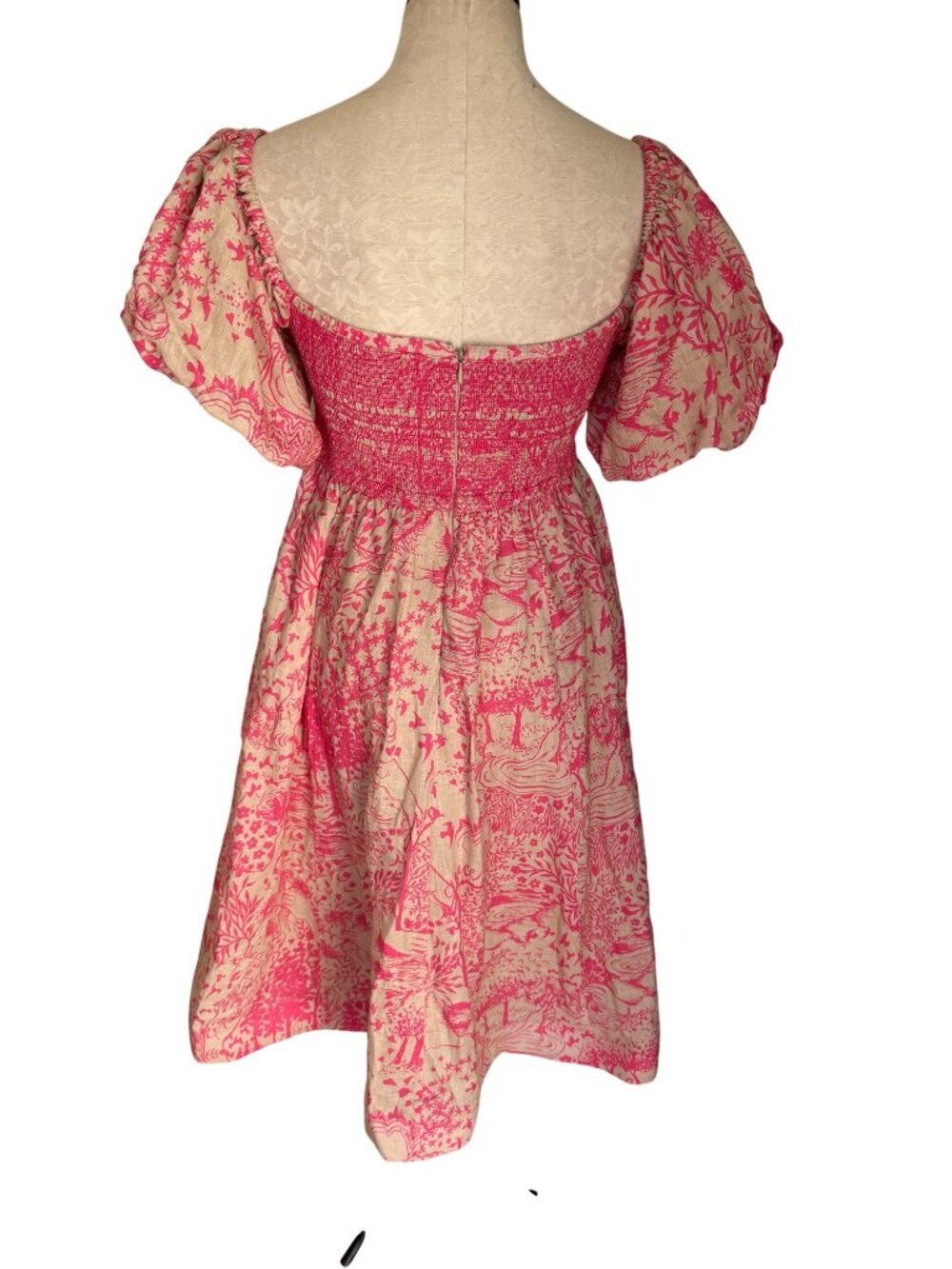 Hope for Flowers by Tracy Reese Womens Twist Frock A-line Midi Dress Size M Pink - Picture 5 of 12